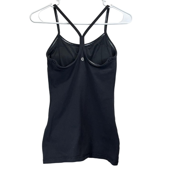 Lululemon Athletica Women's Black Racerback Strap Padded Tank‎ Top Size 4 - Picture 3 of 8